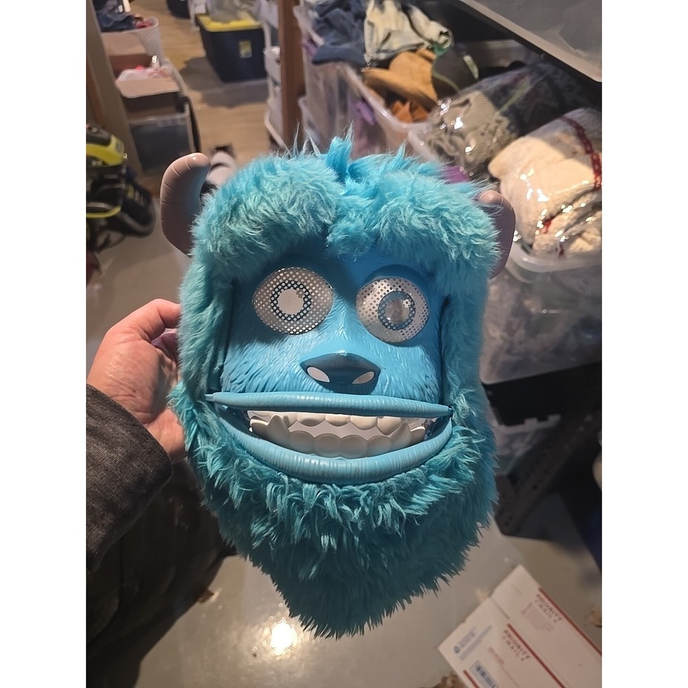 Disney Monsters Inc. Sully Blue Plush Mask Costume‎ Halloween